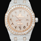 41MM Iced-Out Full Pavé VVS Moissanite Watch
