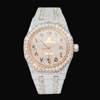 41MM Iced-Out Full Pavé VVS Moissanite Watch