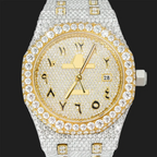 41MM Iced-Out Full Pavé VVS Moissanite Watch