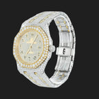 41MM Iced-Out Full Pavé VVS Moissanite Watch