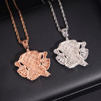 GL $ Sign Thumbs VVS Moissanite Iced Out Pendant S925 Silver