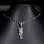 Religious 925 Silver Jesus Iced Out VVS Moissanite Pendant