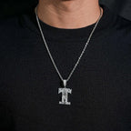 Deathrow 925 Silver Iced Out VVS Moissanite Pendant