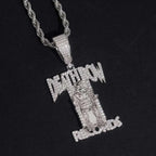Deathrow 925 Silver Iced Out VVS Moissanite Pendant