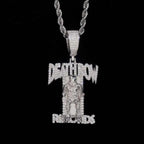 Deathrow 925 Silver Iced Out VVS Moissanite Pendant