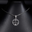 VVS Moissanite Circular Openwork Libra Pendant