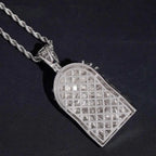 Hip Hop VVS Moissanite Jesus Head Pendant 925 Silver