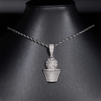 BasketBall Design S925 VVS Moissanite Pendant