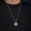 VVS Moissanite Round Praying Hands Pendant