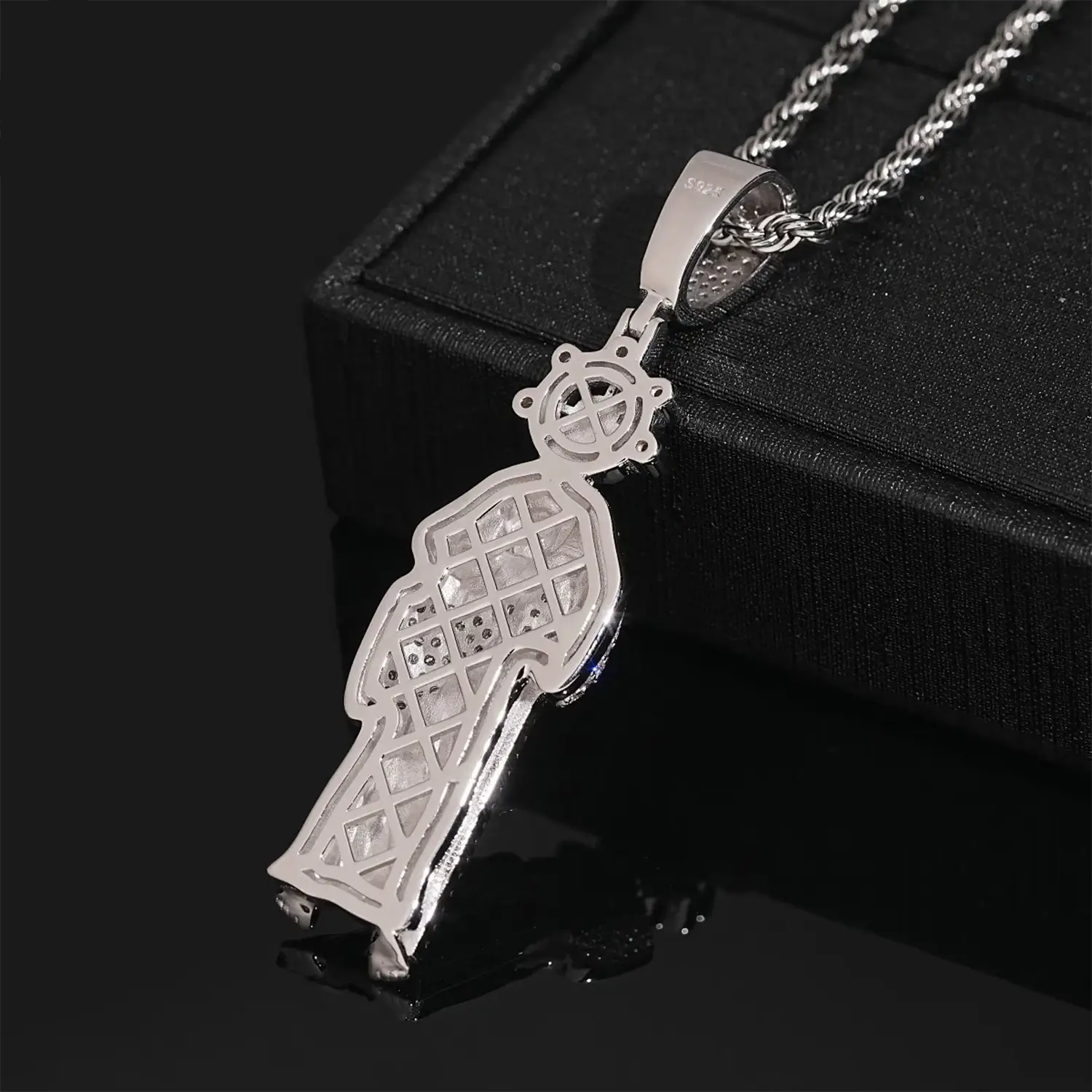 Holy Drip VVS Moissanite Iced Saint Pendant