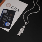 Holy Drip VVS Moissanite Iced Saint Pendant