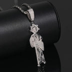 Holy Drip VVS Moissanite Iced Saint Pendant