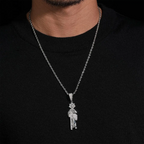 Holy Drip VVS Moissanite Iced Saint Pendant