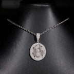 3D Spider VVS Moissanite Pendant 925 Silver