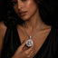 3D Spider VVS Moissanite Pendant 925 Silver