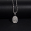 VVS Moissanite Hamsa Hand Evil Eye Pendant