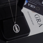 VVS Moissanite Virgin Mary Pendant 925 Silver