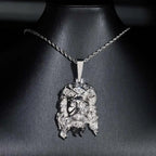 Religious VVS Moissanite Jesus Pendant