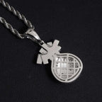 Iced Out Dollar Bag VVS Moissanite Pendant