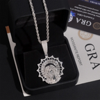 Halo God VVS Moissanite Iced Out Jesus Pendant