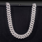 15MM 4 Rows 5A+ Diamond Cuban Link Chain