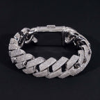 20MM 4 Rows 5A+ Diamond Edge Cuban Link Chain