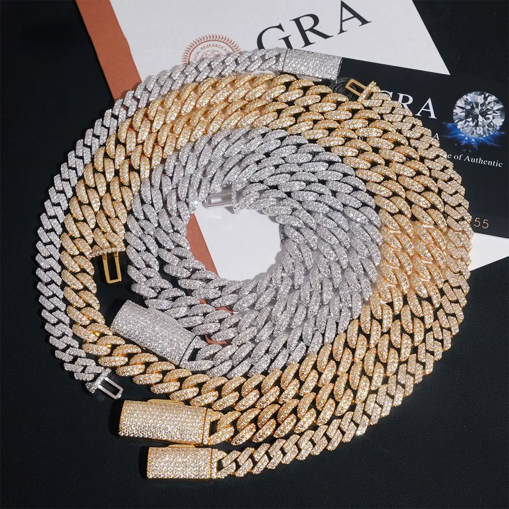 GL 10mm 2 Rows Miami Hip Hop Cuban Chain
