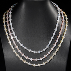 GL Mini Cross S925 Silver VVS Moissanite Tennis Chain
