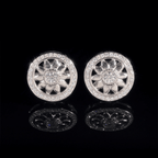 GL VVS Moissanite Diamon Winston  Stud Earrings