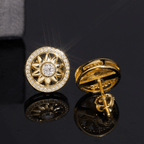 GL VVS Moissanite Diamon Winston  Stud Earrings