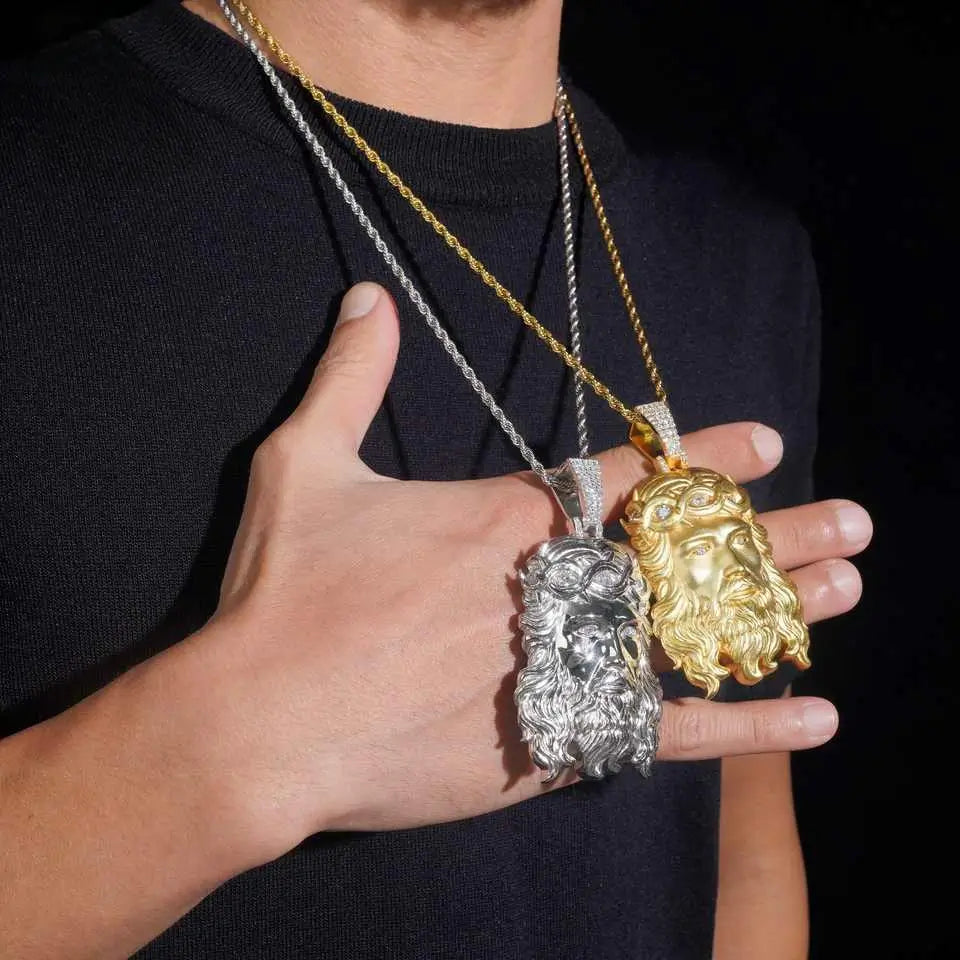 Hiphop VVS Moissanite Jesus Pendant Main image