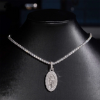 925 Silver VVS Moissanite Santa Maria Pendant