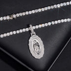 925 Silver VVS Moissanite Santa Maria Pendant