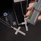 Bling Cross VVS Moissanite Pendant