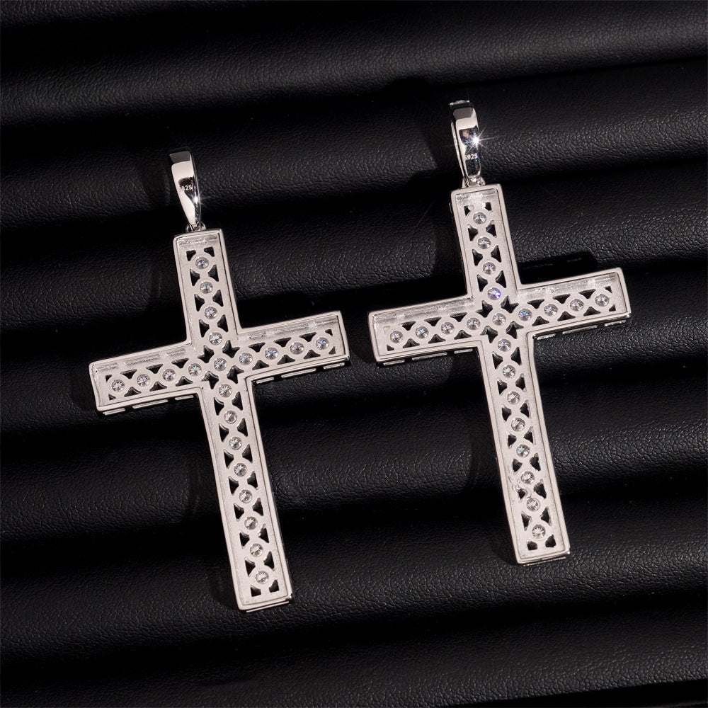 Bling Cross VVS Moissanite Pendant