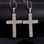 Bling Cross VVS Moissanite Pendant