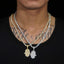 Fully Iced VVS Moissanite Hamsa Pendant S925