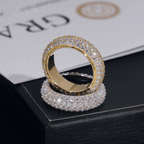 GL Chunky Eternity Band Moissanite Diamond Ring