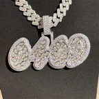 Custom Marquise Cluster Pendant - VVS Moissanite Iced Out