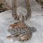 Custom Two-tone 3-Layer Letter VVS Moissanite Pendant