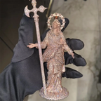 Custom-made 3D VVS Moissanite Pendant of The Virgin Mary