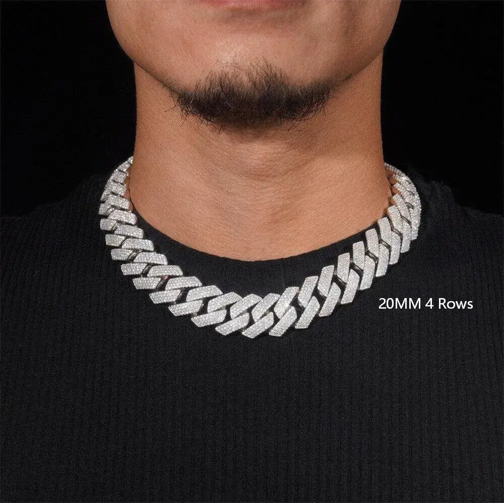 15MM 20MM 5A+ Diamond Cuban Chain Secondary image